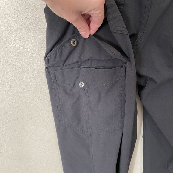 Kuhl Freeflex Roll-Up Pant Womens 4 Dark Grey Hiking Outdoors Activewear UPF - Picture 13 of 16